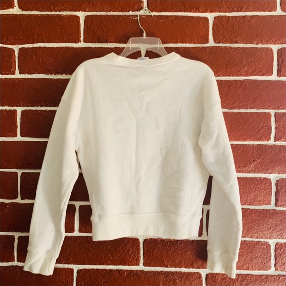 Champion Reverse Weave Crew Neck White - Picture 3 of 4